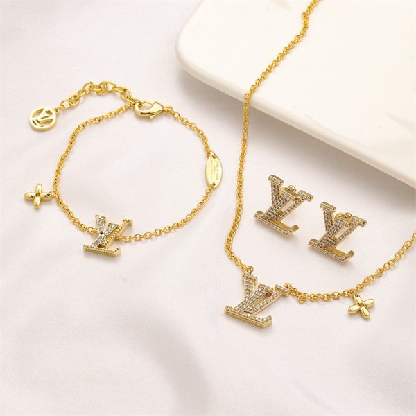 Wholesale Fashion Necklace & Bracelet & Earring Set LOV #A1598