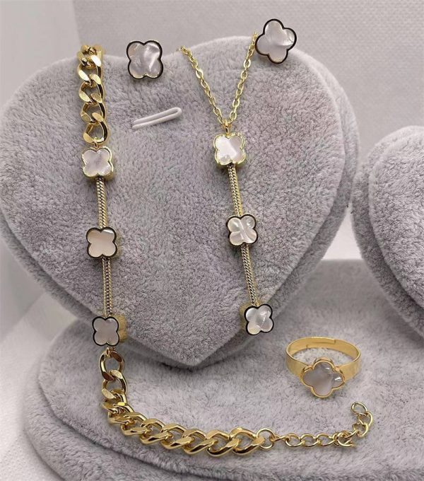 Wholesale Bracelet & Necklace & Earring and Ring set VAC #A0518