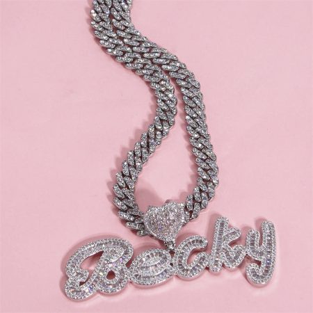 1 Piece wholesale Fashion Customizable letters Necklace PH #A0550 - Image 4