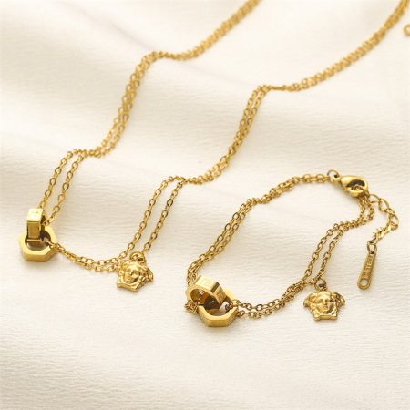 Wholesale Fashion Necklace and Bracelet Set VEE LJJ #A1892
