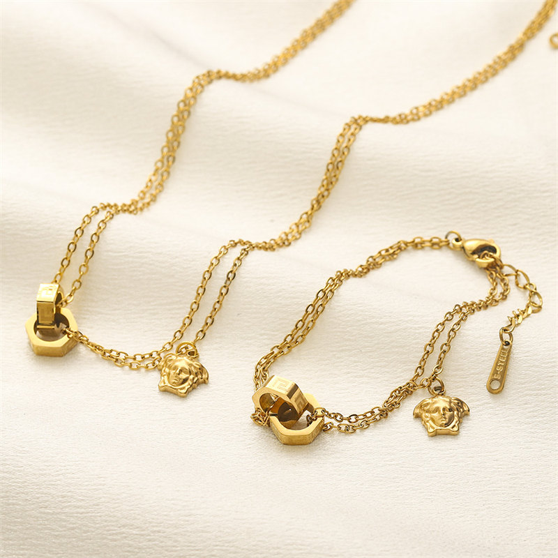 Wholesale Fashion Necklace and Bracelet Set VEE LJJ #A1892 - Image 1