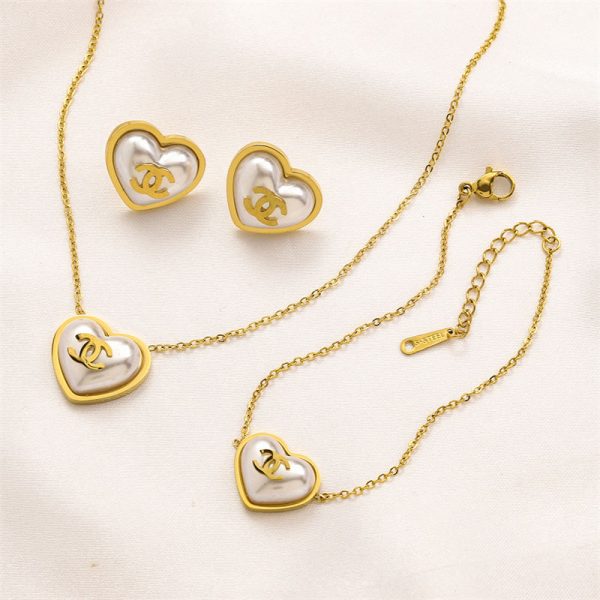 Wholesale Fashion Necklace & Bracelet & Earring Set CHL #A1445
