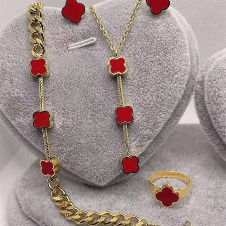 Wholesale Bracelet & Necklace & Earring and Ring set VAC #A0518 - Image 5