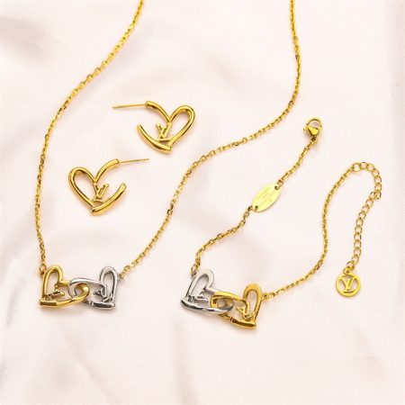 Wholesale Fashion Necklace & Bracelet & Earring Set LOV #A2032