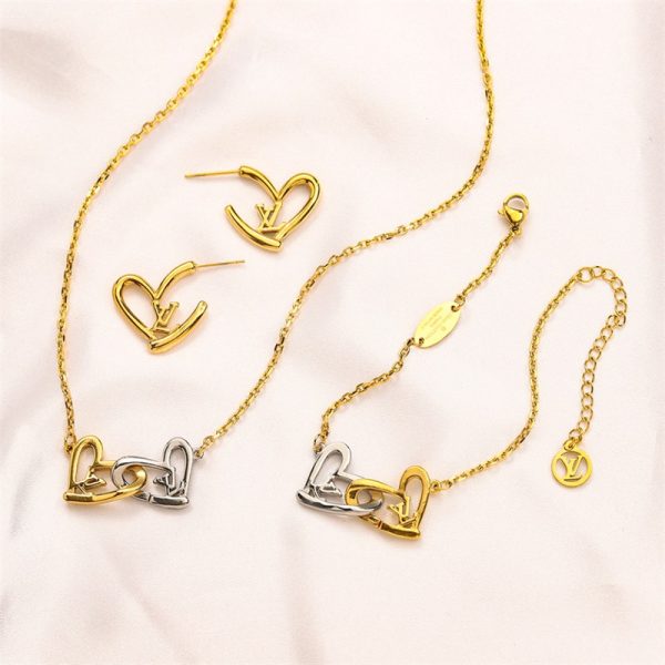 Wholesale Fashion Necklace & Bracelet & Earring Set LOV #A2032