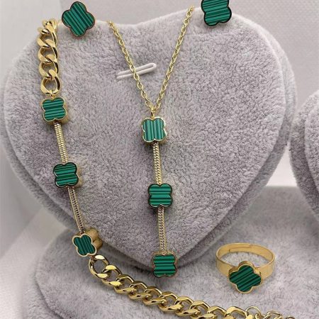Wholesale Bracelet & Necklace & Earring and Ring set VAC #A0518 - Image 4