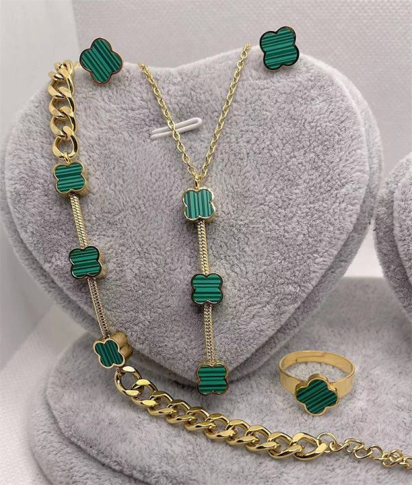 Wholesale Bracelet & Necklace & Earring and Ring set VAC #A0518