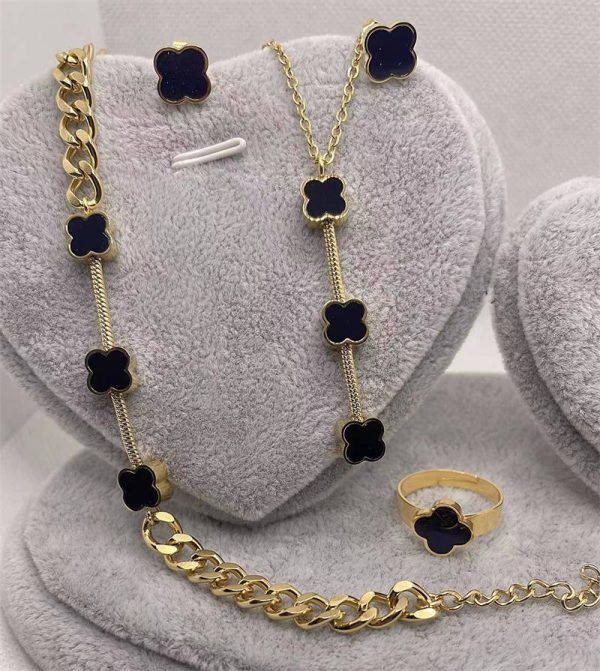 Wholesale Bracelet & Necklace & Earring and Ring set VAC #A0518