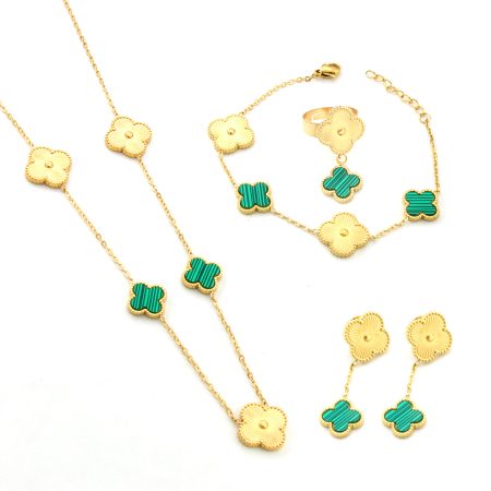 Wholesale Earring & Necklace & Ring & Bracelet set VAC #A0367 - Image 5