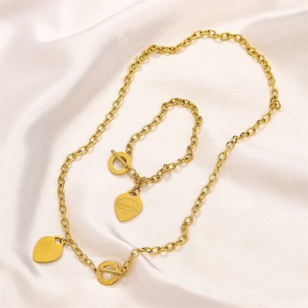 Wholesale Necklace and Bracelet and Earring Set TIY XT #A5793