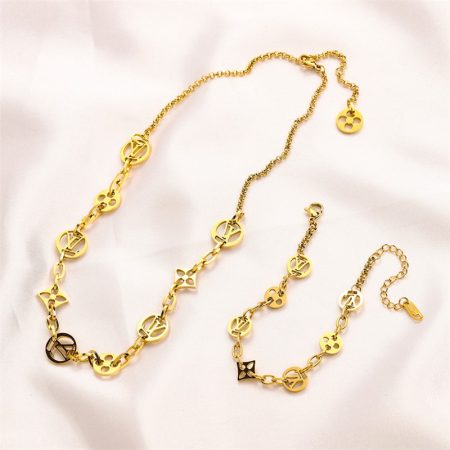 Wholesale Necklace and Bracelet and Earring Set TIY XT #A5793