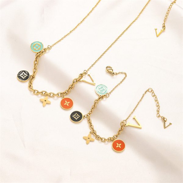 Wholesale Fashion Necklace and Bracelet Set LOV ZY #A3550