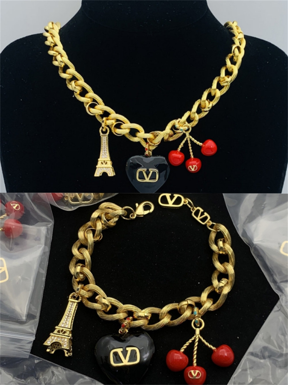 Wholesale Fashion High quality Necklace & Bracelet Set VAL #A3617