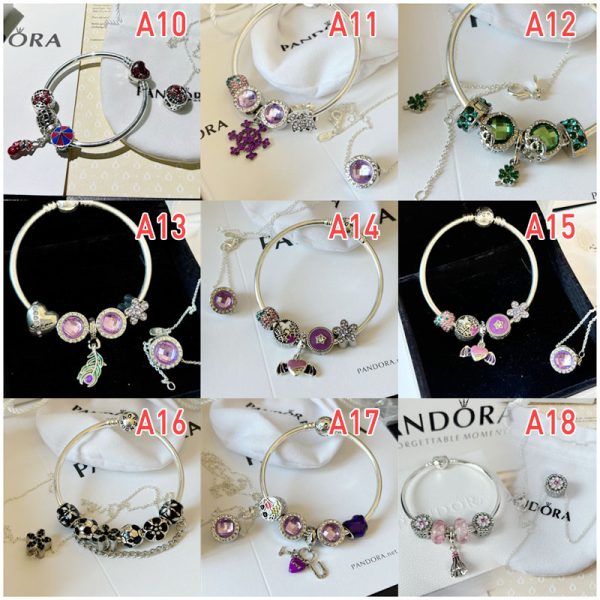 Wholesale Fashion High Quality Necklace and Bracelet Set with box PAA #A1589