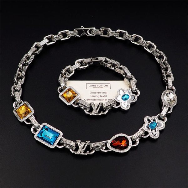 Wholesale Necklace and Bracelet and Earring Set TIY XT #A5793