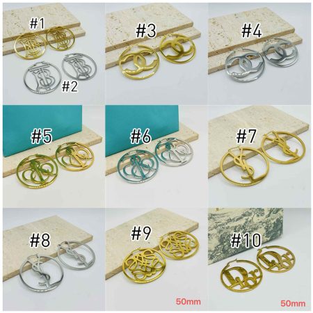 Wholesale Fashion Big Earrings 50mm XT #A4371