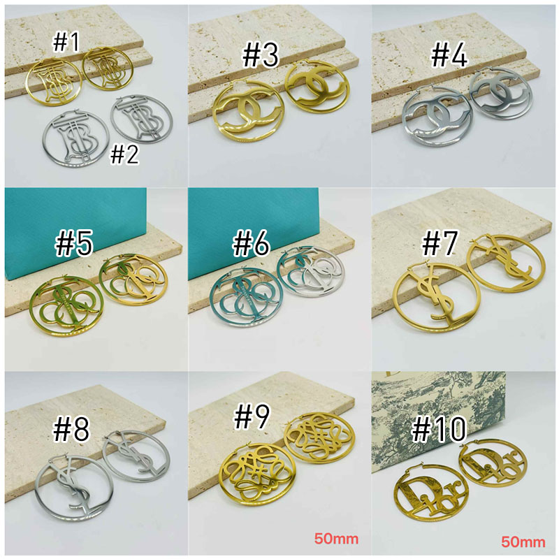 Wholesale Fashion Big Earrings 50mm XT #A4371