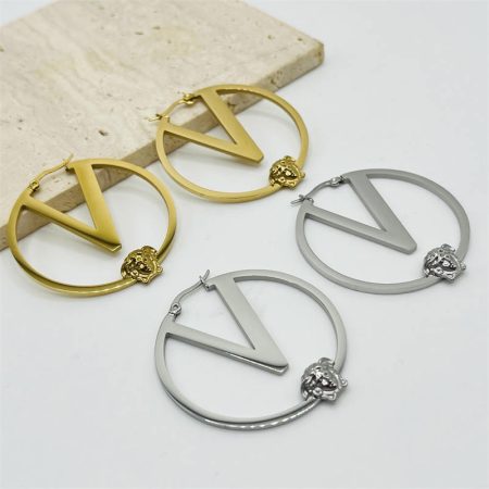 Wholesale Fashion Earrings 45mm VEE XT #A4385