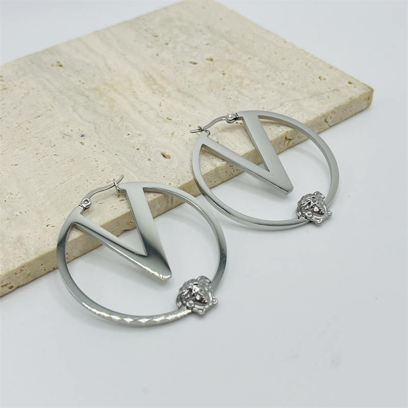 Wholesale Fashion Earrings 45mm VEE XT #A4385 - Image 2