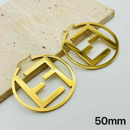 Wholesale Fashion Big Earrings 50mm FEI XT #A4418