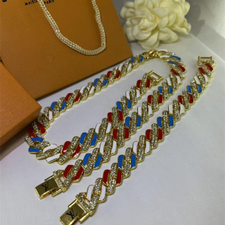 Wholesale Necklace and Bracelet Set LOV MS #A4431
