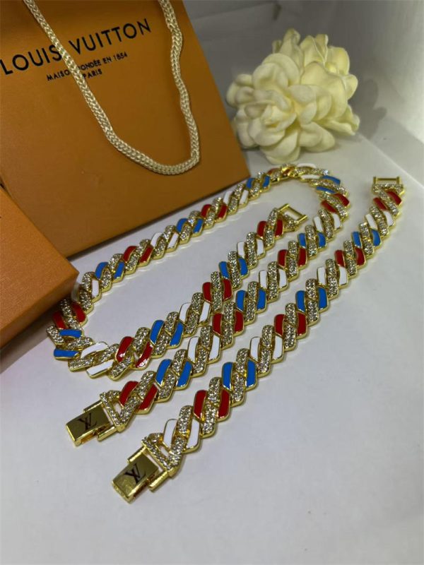 Wholesale Necklace and Bracelet Set LOV MS #A4431