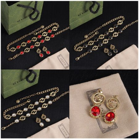 Wholesale Necklace & Bracelet & Earring Set GUI XNN #A4446