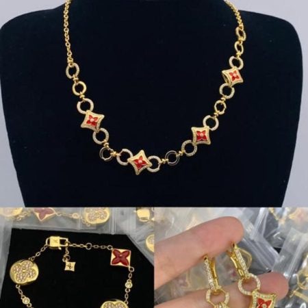 Wholesale Fashion Necklace and Bracelet and Earring Set LOV YY #A4480
