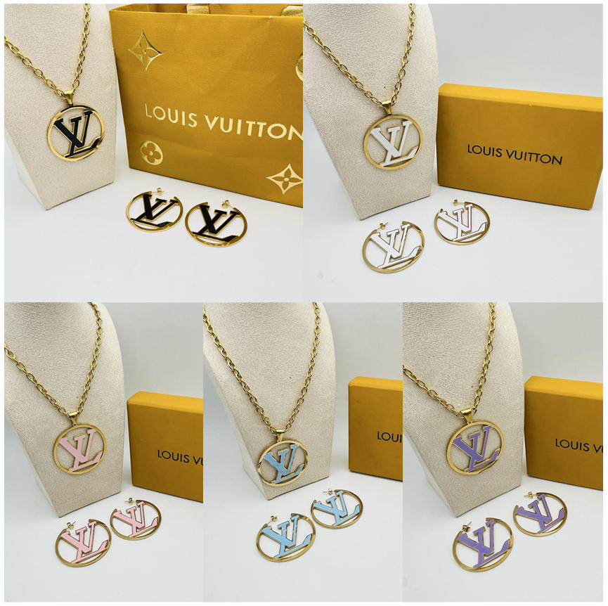 Wholesale Necklace and Earring Set LOV XT #A4506 - Image 1