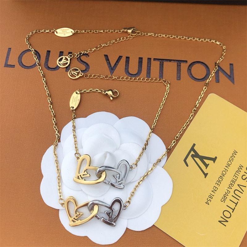 Wholesale Fashion Necklace & Bracelet Set LOV LHZ #A5922 - Image 1