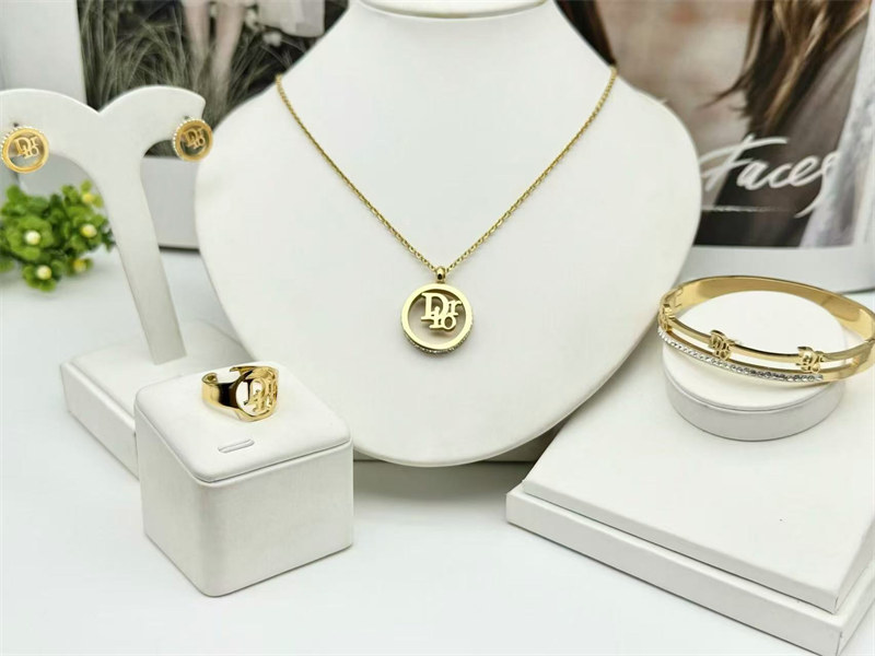 Wholesale Fashion Necklace and Bracelet and Earring and Ring Set  HYZ  #A6125 - Image 3