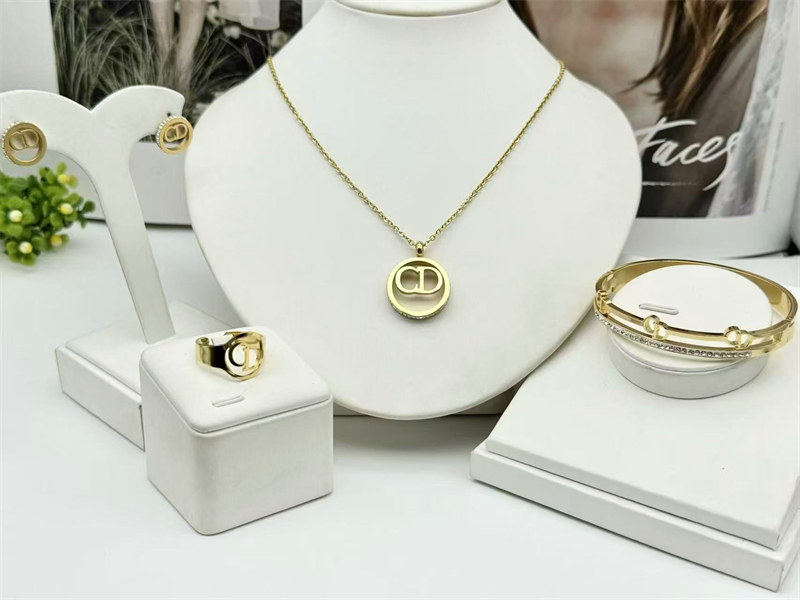 Wholesale Fashion Necklace and Bracelet and Earring and Ring Set  HYZ  #A6125 - Image 5