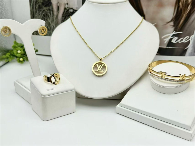 Wholesale Fashion Necklace and Bracelet and Earring and Ring Set  HYZ  #A6125 - Image 2