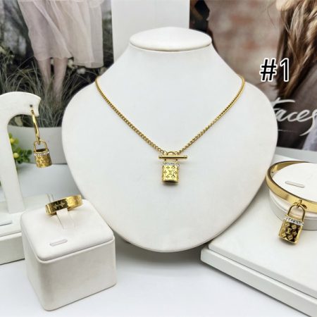 Wholesale Fashion Necklace and Bracelet and Earring and Ring Set GUI HYZ #A6142