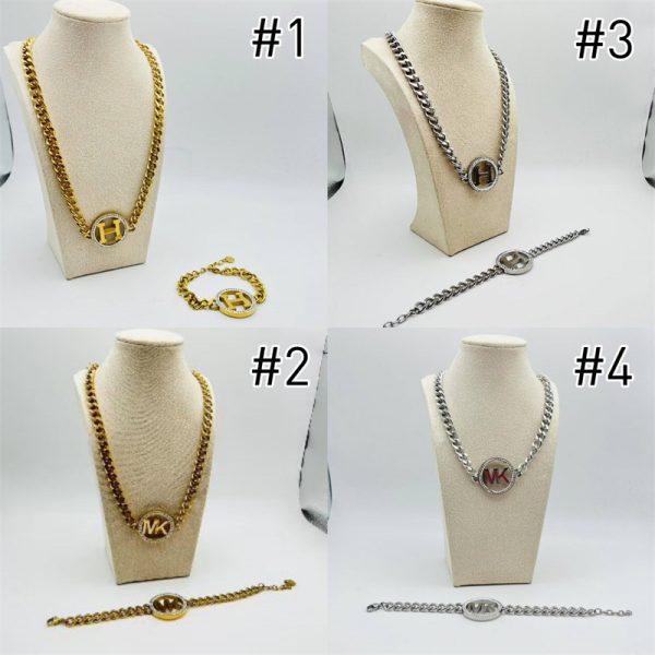 Wholesale Necklace and Bracelet Set TIY XT #A6166