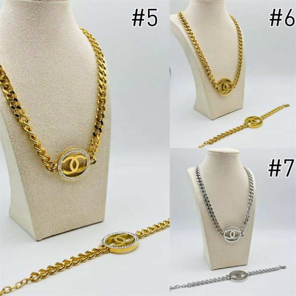 Wholesale Necklace and Bracelet Set TIY XT #A6166 - Image 2