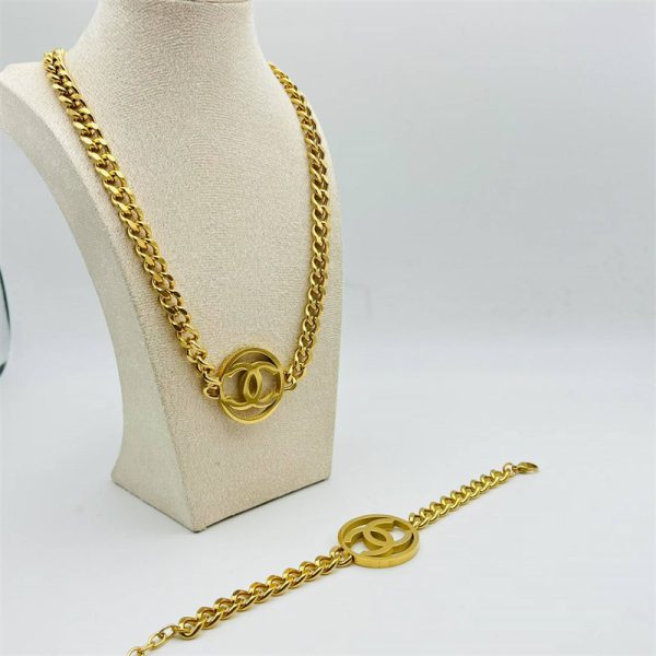 Wholesale Necklace and Bracelet Set TIY XT #A6166 - Image 3