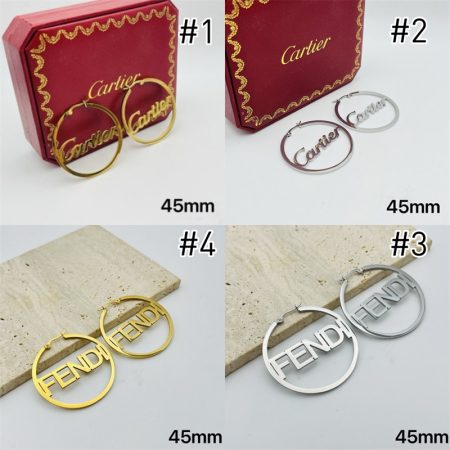Wholesale Fashion Big Earrings 45mm XT #A6182