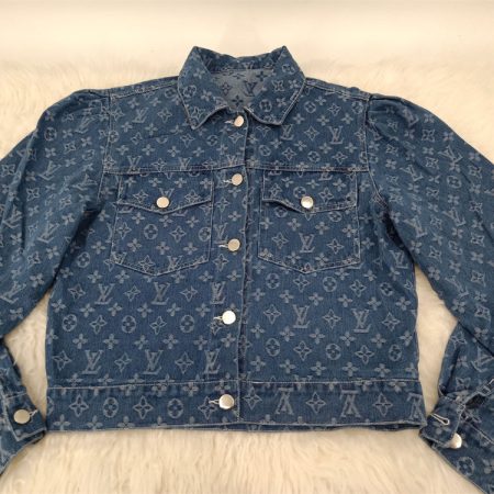Wholesale denim jacket for women size:S-3XL LOV YLD #C0010 - Image 2