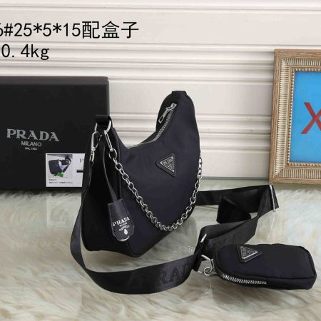 Wholesale shoulder bag size:25*15*5cm PRA CM #28072 - Image 4
