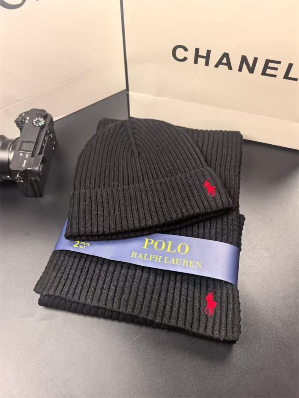 High quality scarf & hat set POL TM #C0041