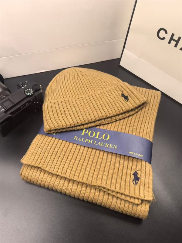 High quality scarf & hat set POL TM #C0041