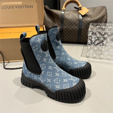 High quality denim boots for women size:5-10 with box free shipping LOV #C0049