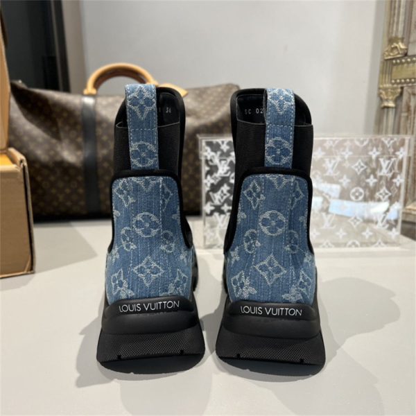 High quality denim boots for women size:5-10 with box free shipping LOV #C0049