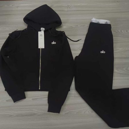 Wholesale cotton sport suit Size:S-XL ALO WYS #C0074 - Image 4