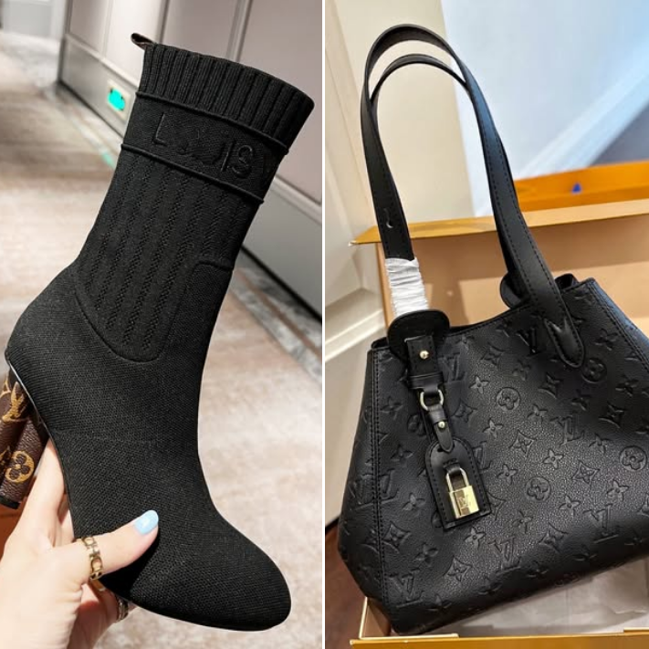 High quality boots & bag set free shipping LOV  #C0092 - Image 1