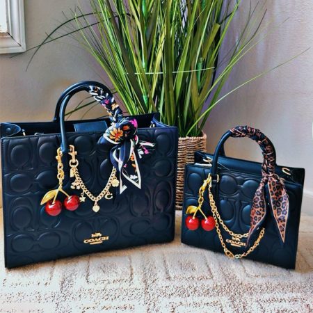 Wholesale tote bag with chain(No Scarf) size:25/35cm COH PH #C0094