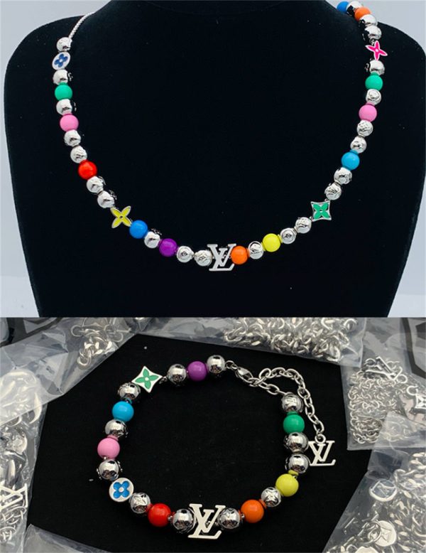 High quality Necklace and Bracelet Set LOV YY #C0157