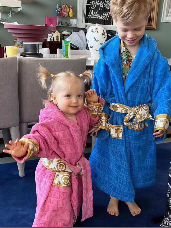 High quality cotton robe for kid free size VEE #C0186