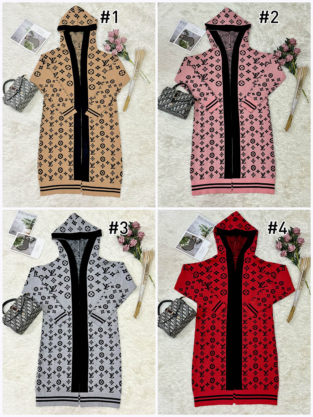 Wholesale sweater coat size S-2XL LOV YLD #C0202 - Image 2